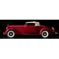 thumbnail image 2 of Gasoline Images 18x9 White Modern Wood Framed Museum Art Print Titled - Packard Super Eight Coupe Roadster, 2 of 4