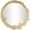 Gold Solid Round 35" x 1" x 35", variant on DecMode 35" x 35" Gold Wall Mirror with Unfinished Texture
