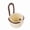 Brown, variant on Hanging Sink Drain Basket for Kitchen, Multifunctional Hanging Sink Strainer Basket with Press-to-Dump Bottom, Adjustable Faucet Sink Drain Basket for Food Scraps, Noodles & Vegetables