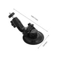 thumbnail image 2 of GOOHOCHY Support de Caméra d'Action Support de Voiture Noir Angles Réglables 1Pcs, 2 of 8