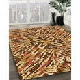 thumbnail image 2 of Ahgly Company Indoor Square Patterned Cantaloupe Orange Area Rugs, 3' Square, 2 of 6