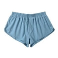 thumbnail image 2 of KaLI_store Men's Underwear Men's Underwear Boxer Briefs Cotton Solid Trunks Underwear Blue,L, 2 of 5