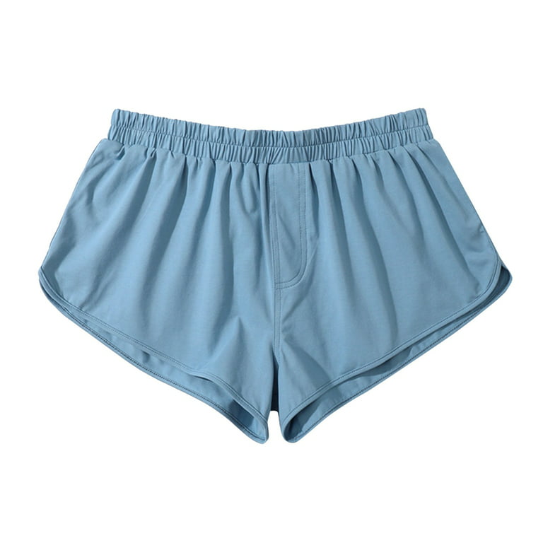 adviicd Men Underwear Men Pants Casual Men's Comfort Flex Fit Ultra Soft Cotton  Boxer Brief Blue 3XL 
