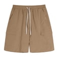 thumbnail image 3 of Jersey Shorts Boys Shorts Casual Pull On Elastic Waist Summer Beach Shorts For Teen, 3 of 6