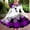 Purple, variant on IUYRTFE Girls Christmas Santa Claus Print Long Sleeve Round Neck Stretchy Dress A Line Recital Party Holiday Festive Outfit for School Play Daily Wear(Purple,11 Years)
