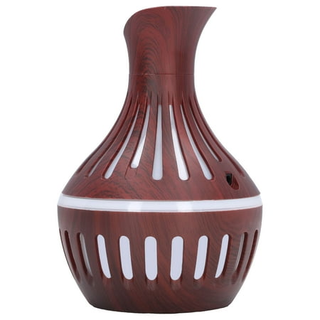 

Mini Humidifier Aromatherapy Machine Small Pot Shape 7 Colors LED Waterless Auto Power Off USB Night Light Grain Humidif