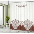 thumbnail image 5 of Ambesonne Vintage Shower Curtain, Floral Persian Design, 69"Wx70"L, Beige Brown, 5 of 5