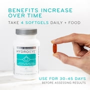HydroEye Dry Eye Supplement with GLA, Omega-3 EPA/DHA, Supports Tear Film and Ocular Surface, 120 Softgels