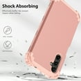 thumbnail image 5 of Dteck Case for Samsung Galaxy A14 5G,Shockproof Rubber Armor Silicone Rugged Case Hybrid Hard Back Phone Cover, Rosegold, 5 of 7