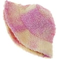 thumbnail image 5 of CoCopeaunts Tie Dye Bucket Hat Thickening Warm Cute Lamb Wool Out Windproof Basin Cap Female Fisherman's Cap Fashion Adjustable, 5 of 8