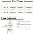 thumbnail image 2 of Women 3 Piece Swimsuits Halter Triangle String Bikini Set with Mesh Drawstring Cover Up Dress Beach Bathing Suit, 2 of 5