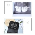 thumbnail image 6 of 10Pcs Travel Shoes Bag Storage Set Breathable Design Boots Shoes Drawstring Pouch Multifunctional Organizer, 6 of 8