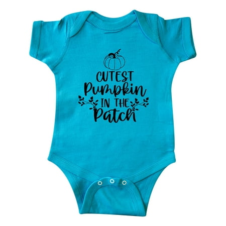 

Inktastic Thanksgiving Cutest Pumpkin in The Patch Gift Baby Boy or Baby Girl Bodysuit
