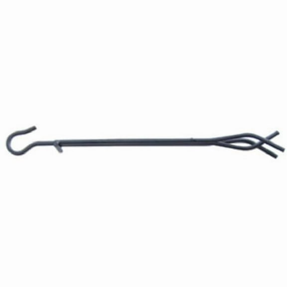 15349 30 in. Fireplace Wrought Iron Single Tong - Black