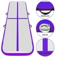 thumbnail image 3 of Fbsport Purple 10m/32.8ft Inflatable Air Track Tumbling Gymnastic Mat Floor Home Training W/ Pump, 3 of 3