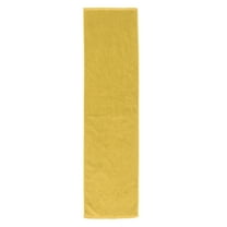 TowelSoft Premium 100% Cotton Premium Terry Velour Fitness Towel for Yoga, Pilates and Gym 12 inch x 44 inch Yellow
