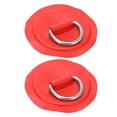 thumbnail image 2 of PVC D Patch, Reusable Durable Deck Accessories D-Ring Patch 2pcs  For Roof Racks Trailers Ground Sheets For PVC Inflatable Boat Kayak Canoe Yellow,Blue,Red,Emerald, 2 of 8