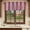 Red Pink Stripes, variant on Blue Yellow Striped Valances for Windows, Decorative Rod Pocket Window Valance Curtains, Colorful Ombre Abstract Stripes Short Curtain Drapes for Kitchen/Bathroom/Living Room, 2 Panels, 42" W x 18" L