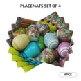 thumbnail image 3 of Placemats Set of 4 / 6, Easter Egg1 Placemats for Dining Table Indoor/Outdoors Heat Resistant Washable Placemats 18" x 12", 3 of 8