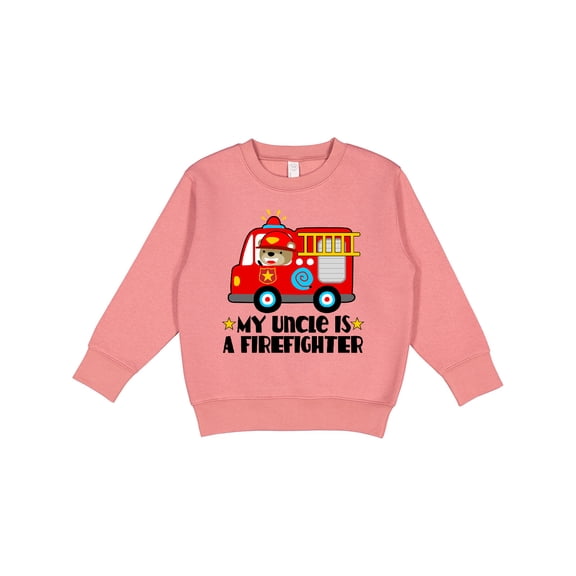 Inktastic Fireman Uncle is a Firefighter Toddler Sweatshirt