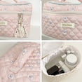 thumbnail image 2 of Bolsa de cosméticos linda coreana de viaje portátil acolchado (conejo rosa) Ehuebsd Para Estrenar, 2 of 6