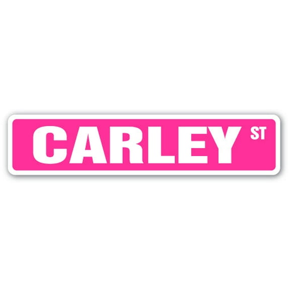 CARLEY Street Sign Childrens Name Room Sign | Indoor/Outdoor |  24" Wide