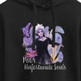 thumbnail image 3 of Disney - Poor Unfortunate Soul - Juniors Cropped Pullover Hoodie, 3 of 5