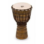 Toca 7 in. Origins Wood Djembe, African Mask