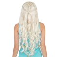 thumbnail image 3 of Adult Deluxe GOT Blonde Women's Cosplay Costume Accessory Wig, 3 of 3