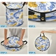 thumbnail image 4 of 50L Large Capacity Foldable Elastic Storage Basket Laundry Basket Detailed Painting, 4 of 7