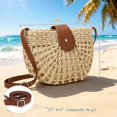 thumbnail image 6 of PRIYAL Straw Bag Beach Purse Summer Purses for Women Vacation Handbags Woven Crossbody Bags Straw Shoulder Bag, 6 of 7