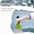 thumbnail image 4 of Plastic Snow Shovel Ice Scraper Car Truck Snow Removal with Rubber Cover Winter Tools, 4 of 5