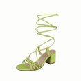 thumbnail image 1 of Tacón Para Mujer CASTALIA 213-85 Verde Tira Ajustable, 1 of 3