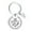 W, variant on Stainless Steel Last Name Keychain for Boys, Personalized 26 Letter Keychain 2.5x2.5cm, Custom Surname Initial Keychain Fashion Friendship Gift for Son