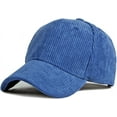 thumbnail image 3 of YooGuoGuo Womens Retro Corduroy Solid Candy Color Baseball Trucker Sun Golf Hat Cap, 3 of 9