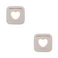 thumbnail image 4 of Monstrate Cortador de sándwich, sellador de alimentos, corazón, molde rectangular para tostadas de pan, molde Bento DIY, herramienta corazón cuadrado 2piezas, 4 of 6