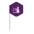 thumbnail image 1 of Stethoscope Doctor Body Position Toothpick Flags Cupcake Picks Party Celebration, 1 of 3