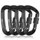 thumbnail image 2 of Mosquetón Irfora 4pcs 12KN mosquetón de bloqueo giratorio mosquetón sin mosquetón Clip para collar para mascotas Equipo de clip para columpio ligero de hamaca Irfora Mosquetón, 2 of 7