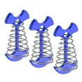 thumbnail image 1 of Unique Bargains Piquets de Tente en Alliage d'Aluminium avec Piquets à Ressort, Bleu 6 Pack, 1 of 4