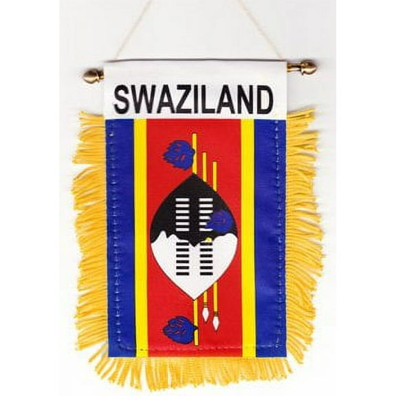 Swaziland Window Hanging Flag
