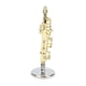 thumbnail image 5 of Mini Saxofón, Saxofón En Miniatura Superficies Brillantes Chapado En Oro Durable En Uso Aspecto Exquisito Hermoso Delicado Con Base Para Juguete Para Regalo Para Decoración, 5 of 7