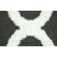 thumbnail image 3 of Mainstays Quatrefoil Cinder/White Indoor Area Rug, 45" x 66", 3 of 5