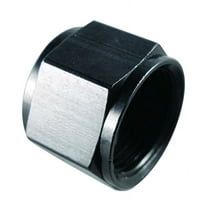 Fragola -20AN Aluminum Flare Cap Black