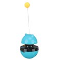 thumbnail image 3 of Dispensador de golosinas para gatos, juguete, dispensador de comida para gatos, juguetes interactivos, bola, rompecabezas, juguete de alimentación, lago para mascotas, azul, 3 of 5