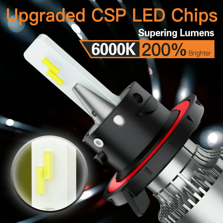 9007 LED Headlight Bulb - High Performance – Custom LED