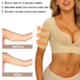thumbnail image 6 of IDALL Posture Corrector for Women Shapewear Corset Chest Support Body Sculpting Shape Chest Back Posture Correction Mid Sleeve Corset Shapewear Bodysuit Gym Clothes for Woman Multi-Color M, 6 of 6