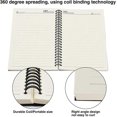 thumbnail image 3 of A5 College Ruled Spiral Notebook, Soft Cover Notebook Lined Pages, A5 Spiral Diary, 3 of 4