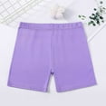thumbnail image 4 of XBASW Kids Teen Cotton Biker Shorts for Girls Candy Color Boxer Underwear Elastic Waist Safety Shorts for Girls 7-14T, 4 of 8