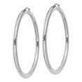 thumbnail image 2 of Boucles d'Oreilles en Or Blanc 14 Carats 4mm Ronde Classique, 2 of 7
