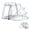 Clear, variant on Fompes 4-Person Rainproof Camping Sun Shelter,Portable Clear Screen House,Beach Tent,Sun Tent,All Weather Sports Tent,Instant Outdoor Bubble Tent,92.52" x 78.74" x 59.06"